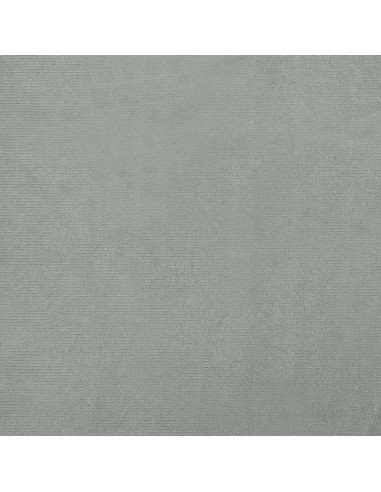 Lettino per Cani Grigio Chiaro 95x55x30 cm in Velluto