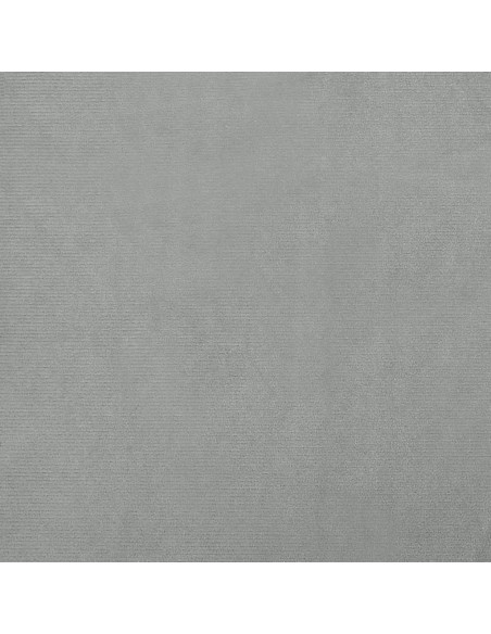 Lettino per Cani Grigio Chiaro 95x55x30 cm in Velluto