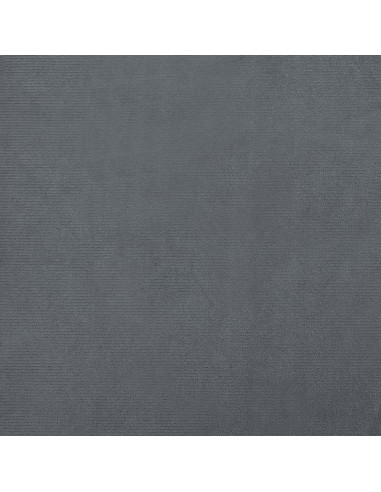 Lettino per Cani Grigio Scuro 95x55x30 cm in Velluto