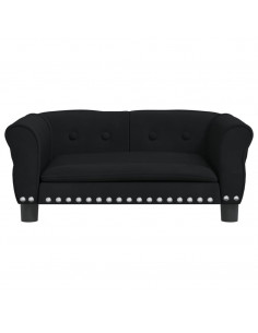 Lettino per Cani Nero 70x45x30 cm in Velluto 2