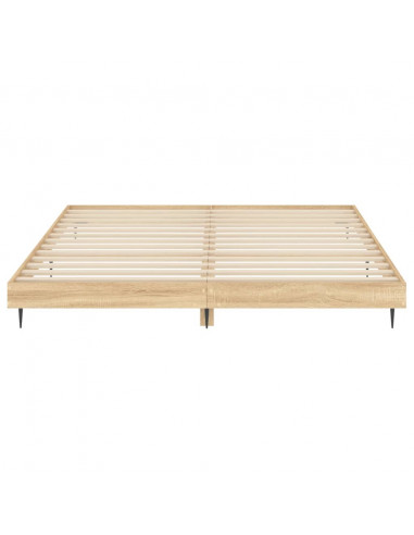 Giroletto senza Materasso Rovere Sonoma 180x200cm in Truciolato