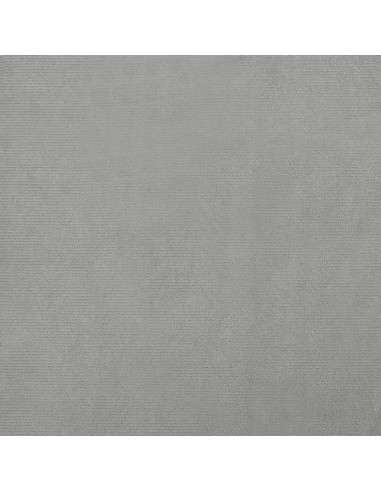 Lettino per Cani Grigio Chiaro 66x40x45 cm in Velluto