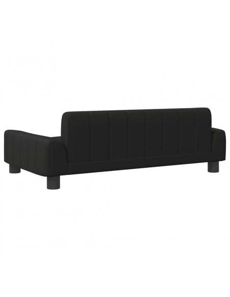Lettino per Cani Nero 90x53x30 cm in Similpelle