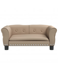 Lettino per Cani Cappuccino 70x45x30 cm in Similpelle 2