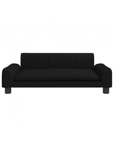 Lettino per Cani Nero 90x53x30 cm in Tessuto