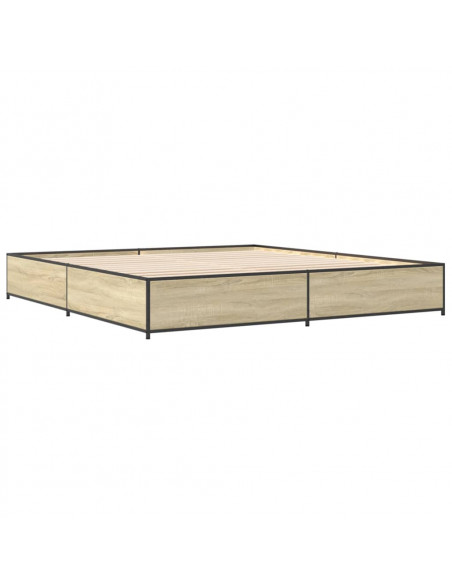 Giroletto Rovere Sonoma 200x200 cm in Legno Multistrato Metallo