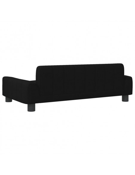 Lettino per Cani Nero 90x53x30 cm in Tessuto