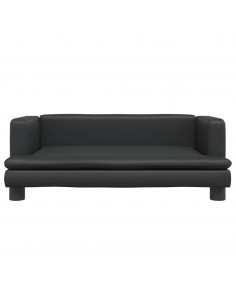 Lettino per Cani Nero 80x45x30 cm in Similpelle 2