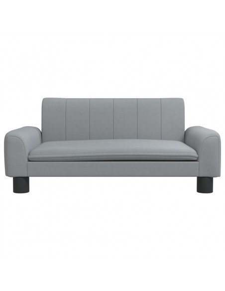 Lettino per Cani Grigio Chiaro 70x45x30 cm in Tessuto