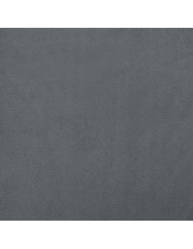 Lettino per Cani Grigio Scuro 70x45x26,5 cm in Velluto