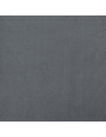 Lettino per Cani Grigio Scuro 70x45x26,5 cm in Velluto