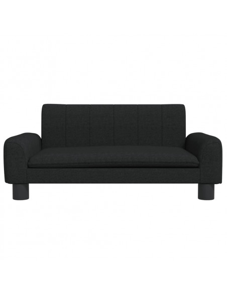 Lettino per Cani Nero 70x45x30 cm in Tessuto