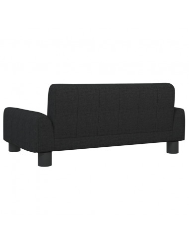 Lettino per Cani Nero 70x45x30 cm in Tessuto