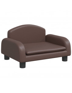 Lettino per Cani Marrone 50x40x30 cm in Similpelle