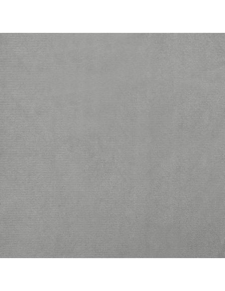 Lettino per Cani Grigio Chiaro 100x50x21 cm in Velluto