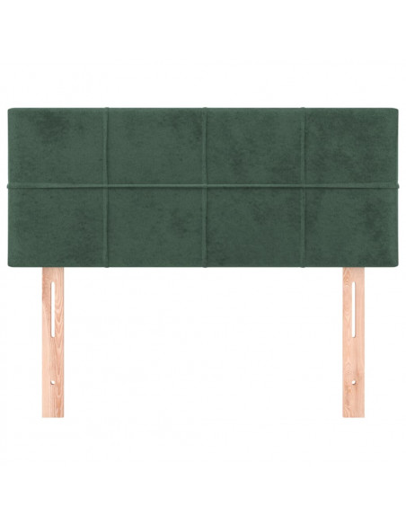 Testiera Verde scuro 90x5x78/88 cm in Velluto