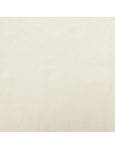 Lettino per Cani Crema 90x53x30 cm in Velluto