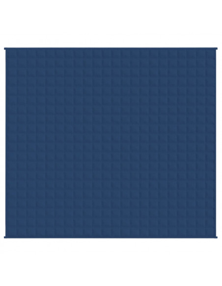 Coperta Ponderata Blu 220x235 cm 15 kg Tessuto