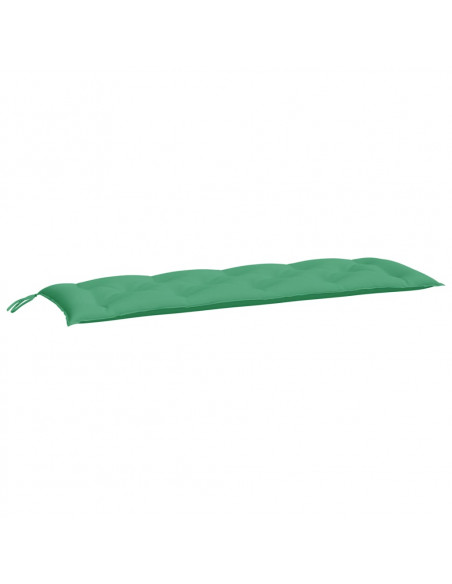 Cuscino per Panca Verde 150x50x7 cm in Tessuto Oxford
