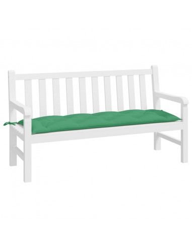 Cuscino per Panca Verde 150x50x7 cm in Tessuto Oxford