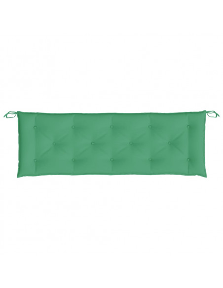 Cuscino per Panca Verde 150x50x7 cm in Tessuto Oxford