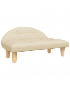 Lettino per Cani Crema 70x52x30 cm in Tessuto