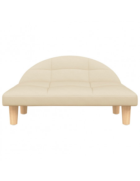 Lettino per Cani Crema 70x52x30 cm in Tessuto