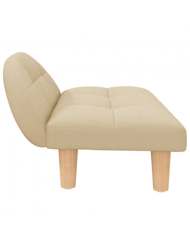 Lettino per Cani Crema 70x52x30 cm in Tessuto