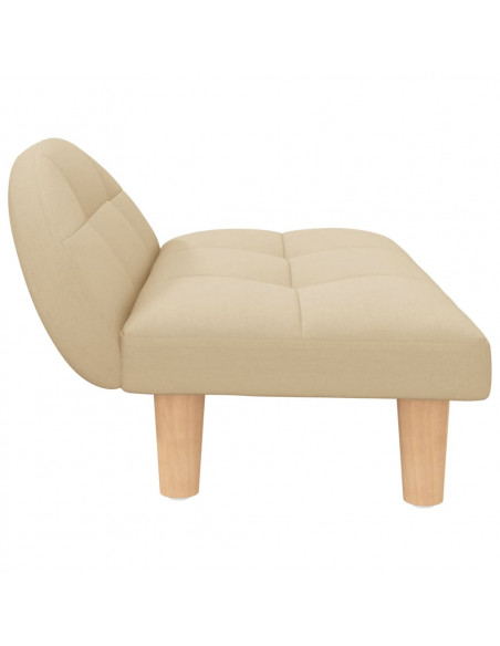 Lettino per Cani Crema 70x52x30 cm in Tessuto