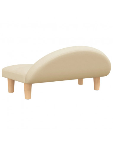 Lettino per Cani Crema 70x52x30 cm in Tessuto