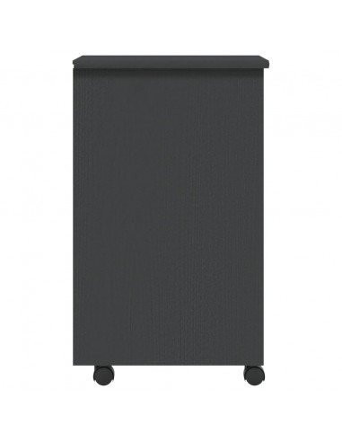 Armadietto Rotante con Cassetti MOSS Grigio Legno Massello Pino