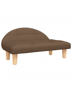 Lettino per Cani Marrone 70x52x30 cm in Tessuto