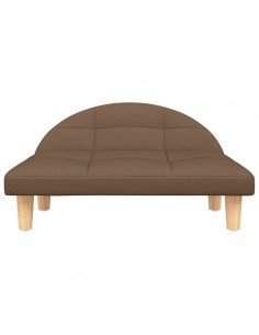 Lettino per Cani Marrone 70x52x30 cm in Tessuto 2