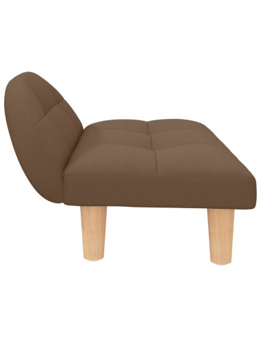 Lettino per Cani Marrone 70x52x30 cm in Tessuto