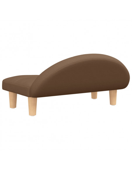 Lettino per Cani Marrone 70x52x30 cm in Tessuto