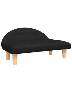 Lettino per Cani Nero 70x52x30 cm in Tessuto