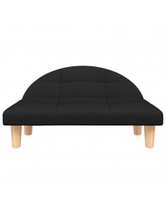 Lettino per Cani Nero 70x52x30 cm in Tessuto 2