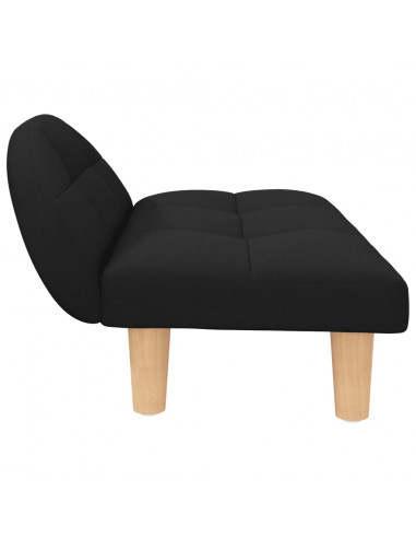 Lettino per Cani Nero 70x52x30 cm in Tessuto