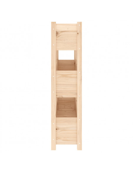 Fioriera 112x25x104,5 cm in Legno Massello di Pino