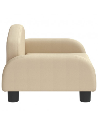 Lettino per Cani Crema 50x40x30 cm in Tessuto