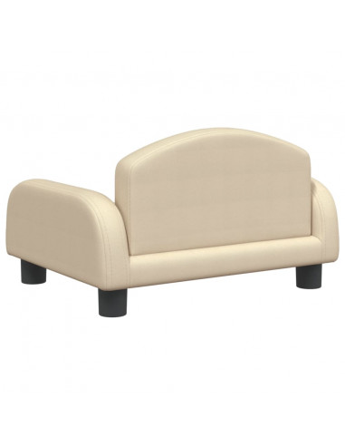 Lettino per Cani Crema 50x40x30 cm in Tessuto