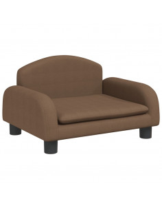 Lettino per Cani Marrone 50x40x30 cm in Tessuto