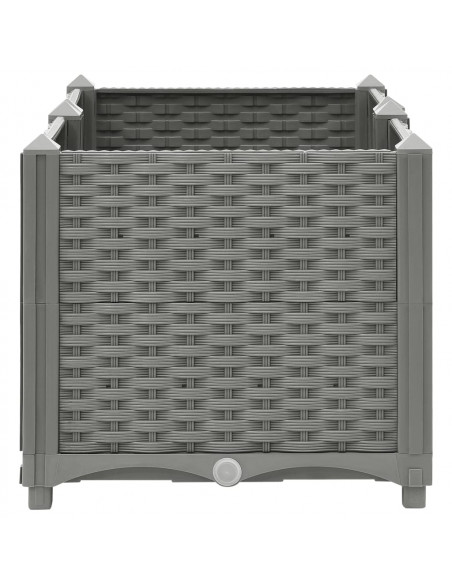 Fioriera Rialzata 80x40x38 cm in Polipropilene