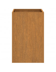 Fioriera 42x38x75 cm Acciaio Corten