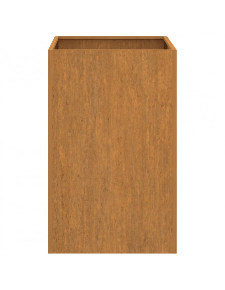 Fioriera 42x38x75 cm Acciaio Corten