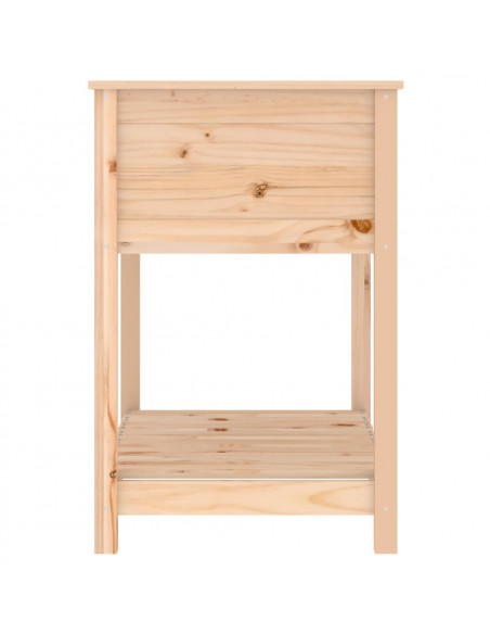 Fioriera con Mensola 82,5x54x81 cm in Legno Massello di Pino