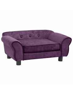 Divano per Cani Borgogna 72x45x30 cm in Peluche 2