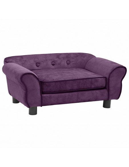 Divano per Cani Borgogna 72x45x30 cm in Peluche