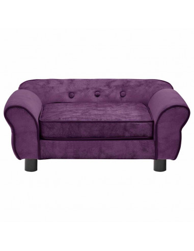 Divano per Cani Borgogna 72x45x30 cm in Peluche