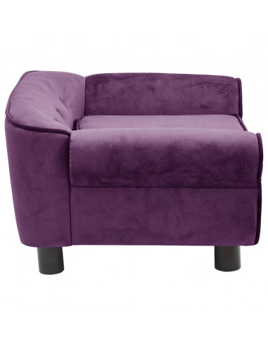 Divano per Cani Borgogna 72x45x30 cm in Peluche